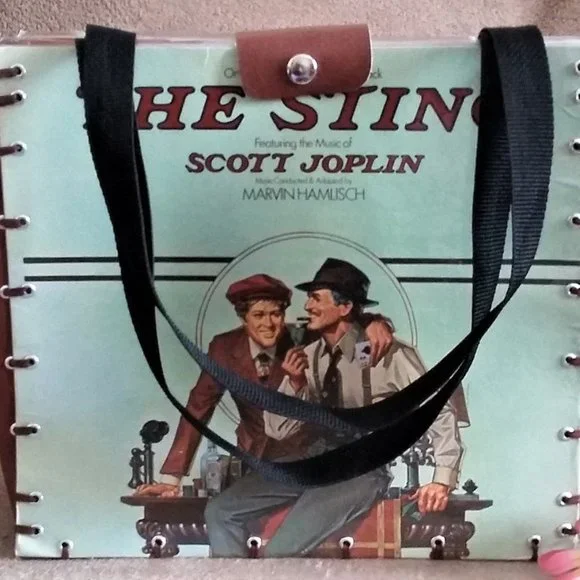 FUN Handcrafted Faux Leather All in One Tote Bag - Picture 2 of 7